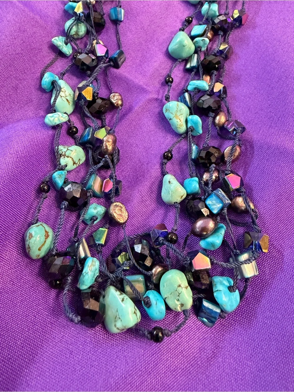 💙 Park Lane TRUE BLUE Necklace & Matching Earrings Set